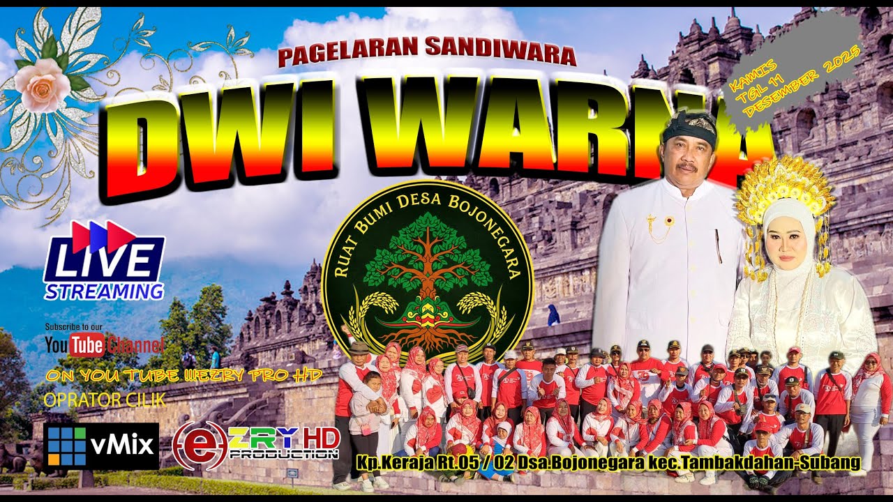 🔴 LIVE SANDIWARA DWI WARNA  | EDISI 11 DESEMBER 2025 | BOJONEGARA KEC.TAMBAKDAHAN -SUBANG