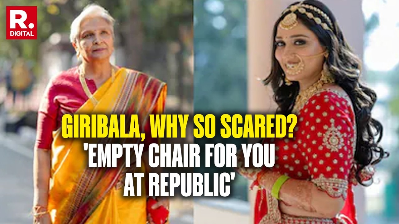 Twisha Death Case: Ex‑Judge Giribala Refuses Republic, Arnab Keeps &lsquo;Empty Chair&rsquo; At The Debate