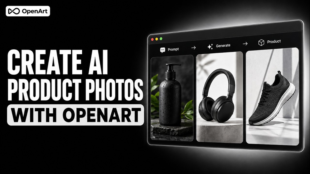 How to Create AI Product Photos with OpenArt (Step-by-Step)