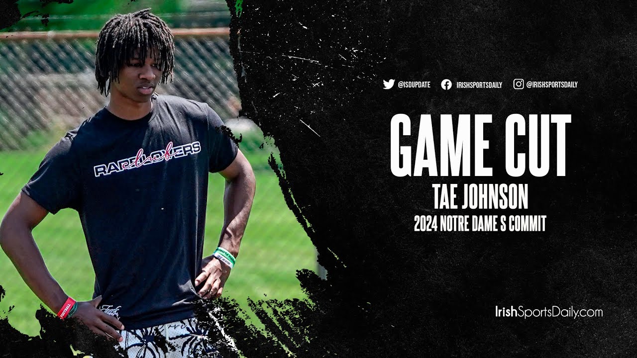 Game Cuts | 2024 Notre Dame S Commit Tae Johnson vs. Bishop Dwenger | #NDfootball