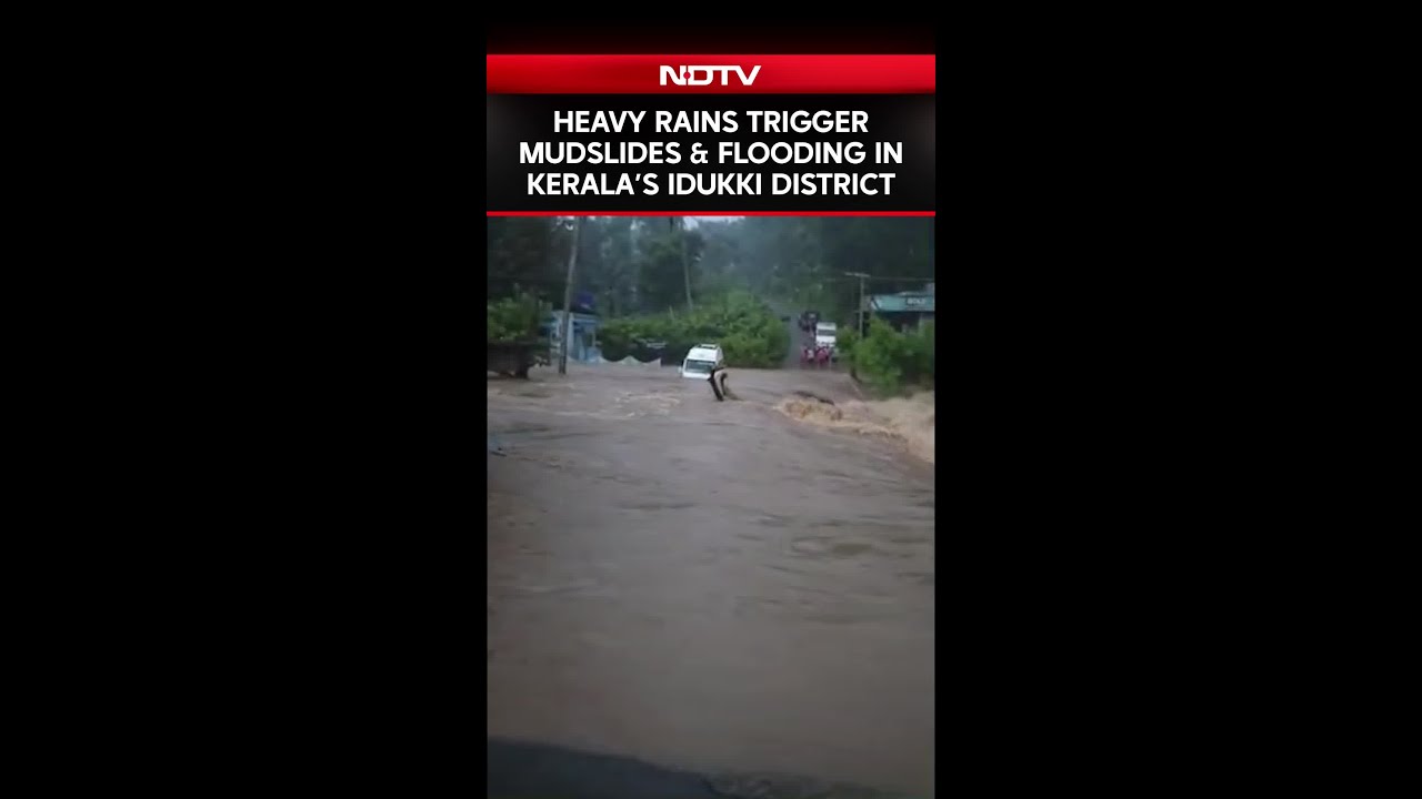 Heavy Rains Trigger Mudslides And Flooding In Kerala’s Idukki District, Causing Widespread Damage