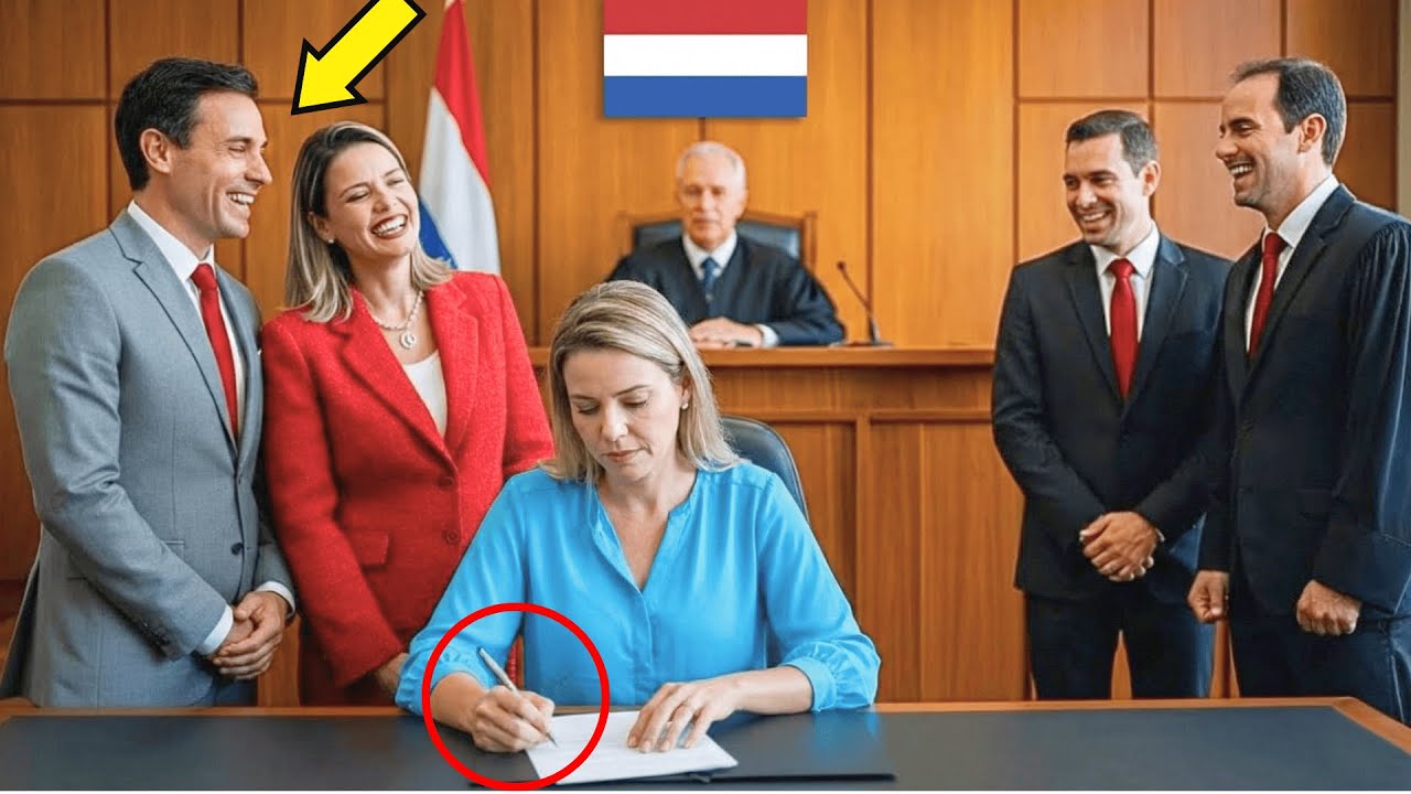 “Geen verdediging,” lachte de ex man terwijl ze scheiding tekende… onwetend van haar fortuin