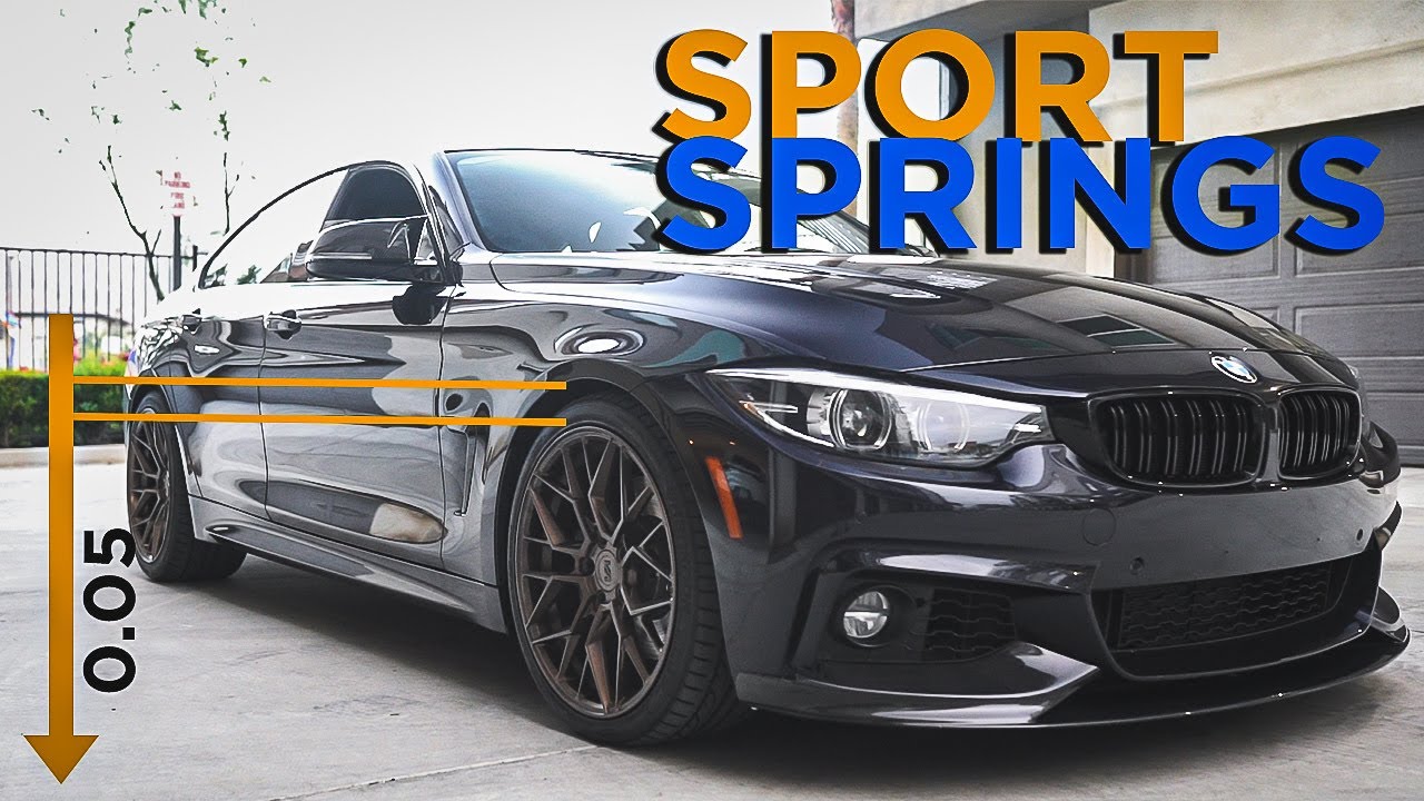 How to Install Sport, Lowering Springs on a BMW 440i B58, F30, F32, F36
