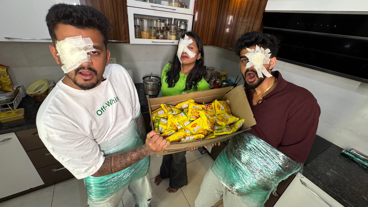 One eye One Hand Cooking Challenge | Samsameer_insta