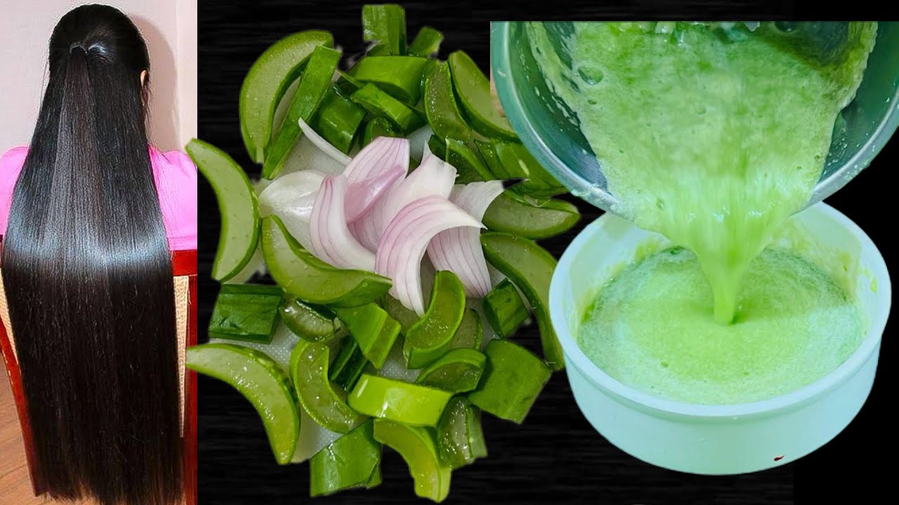 सुबह बाल धोने से पहले Aloevera इस तरह लगाओ बाल इतने लंबे,घने,सिल्की-शाइनी होजाएंगे
