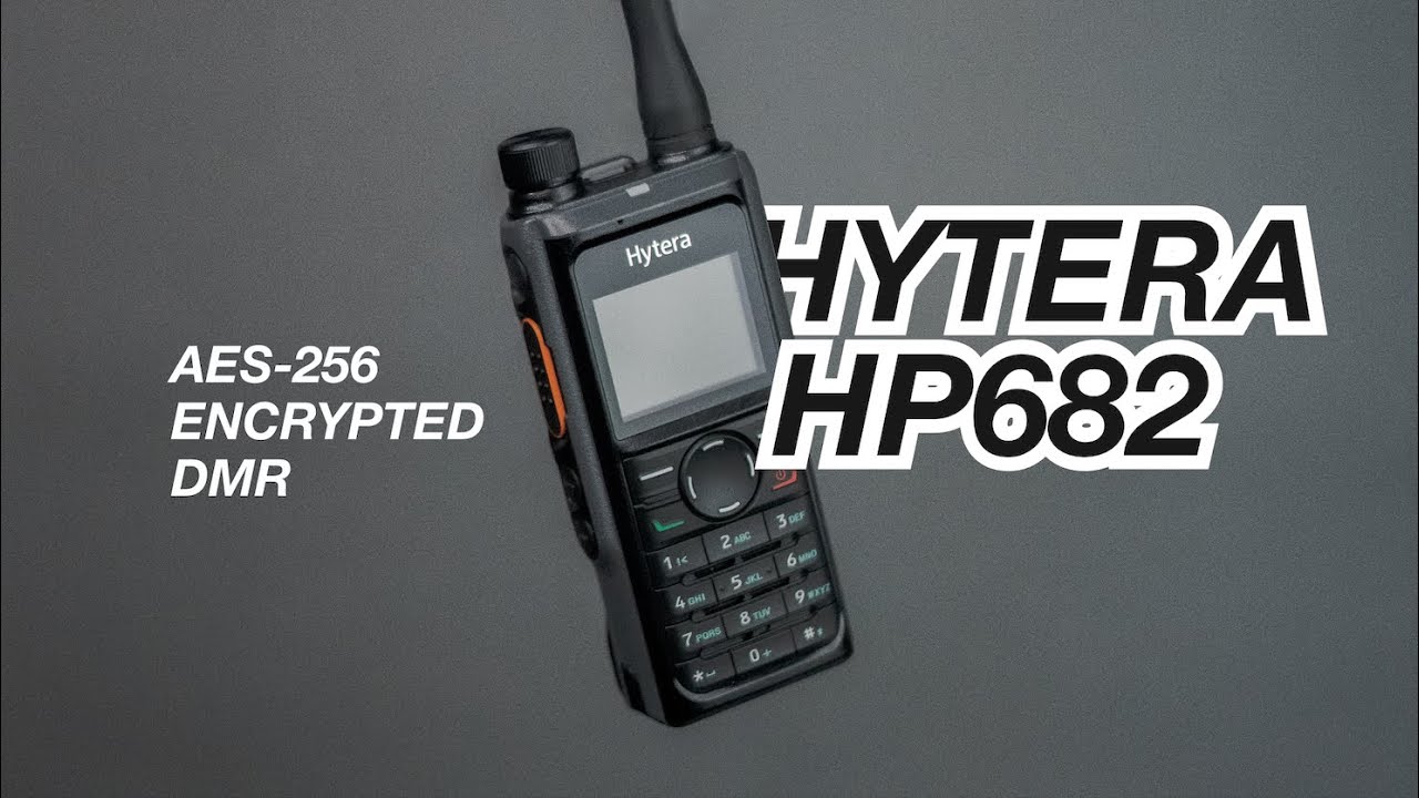 Hytera HP682 Secure AES-256 Encrypted DMR Radio - Quick Look & Range Test