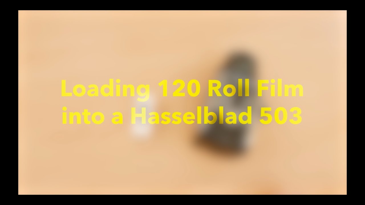 How to Load Film in a Hasselblad 503 (Medium Format Camera)