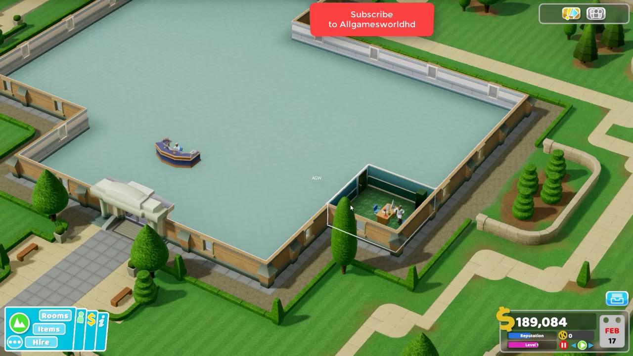 Two Point Hospital Gameplay (PC game)
