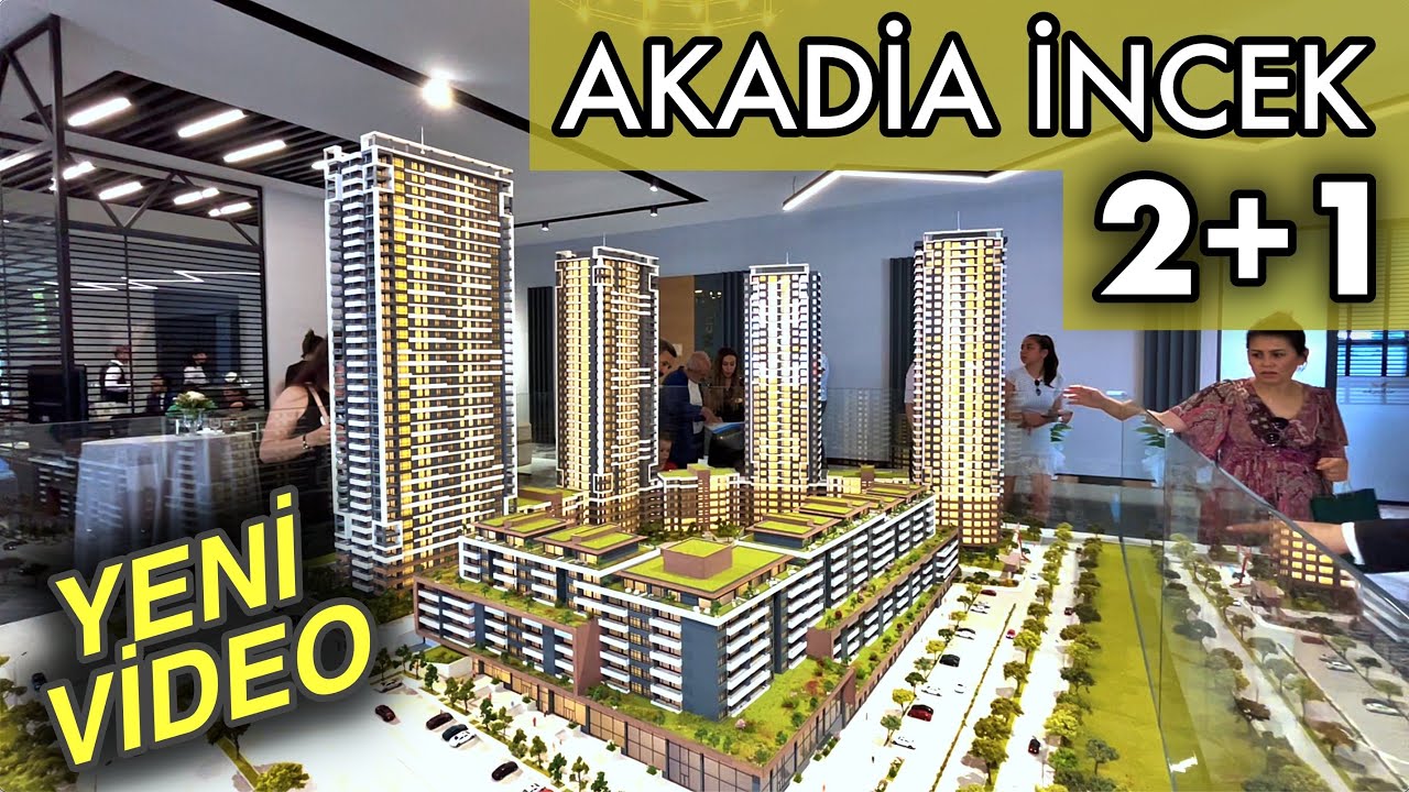 Akadia İncek Lansman Vlog / Hızlı 2+1 Örnek Daire Turu