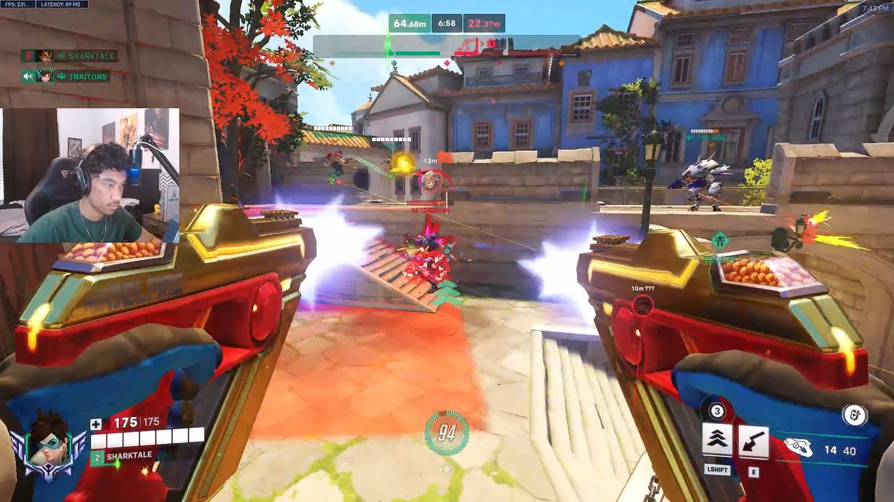 Tracer Perks is OP! Sugarfree Tracer Season 17 Top 500 Gameplay Overwatch 2