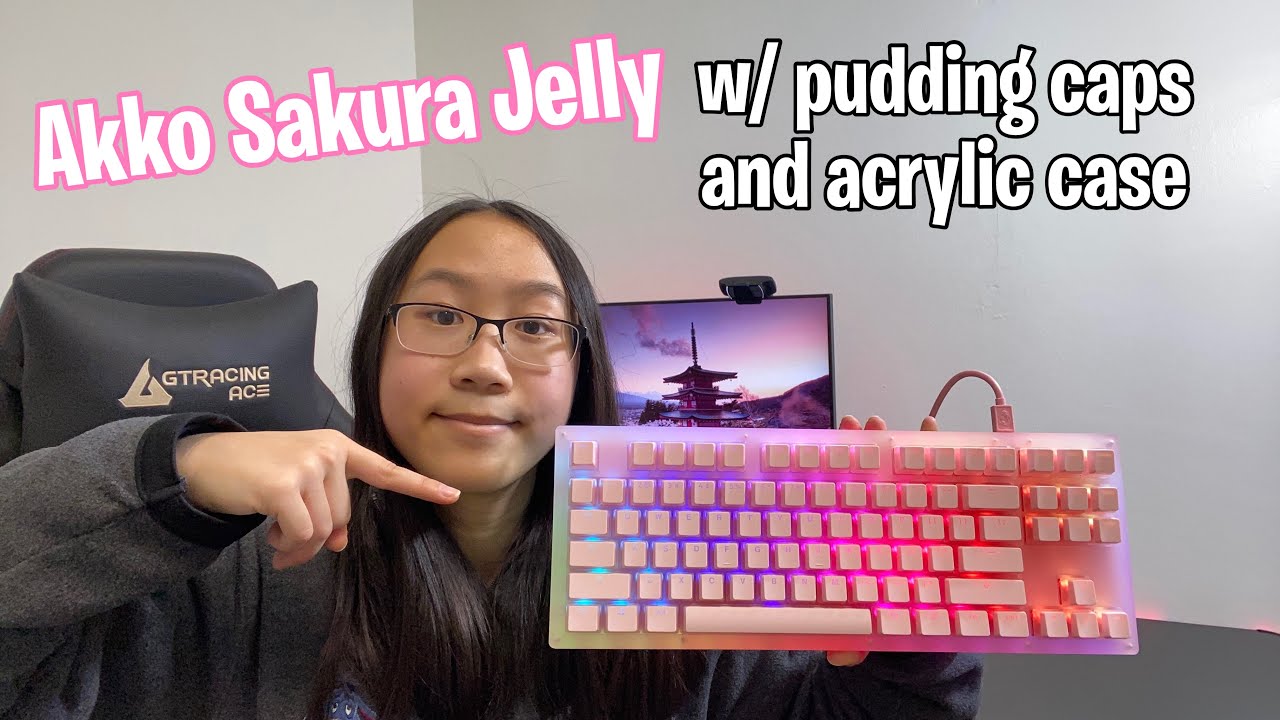 Обзор Akko Sakura Jelly 3087 с розовыми переключателями Gateron