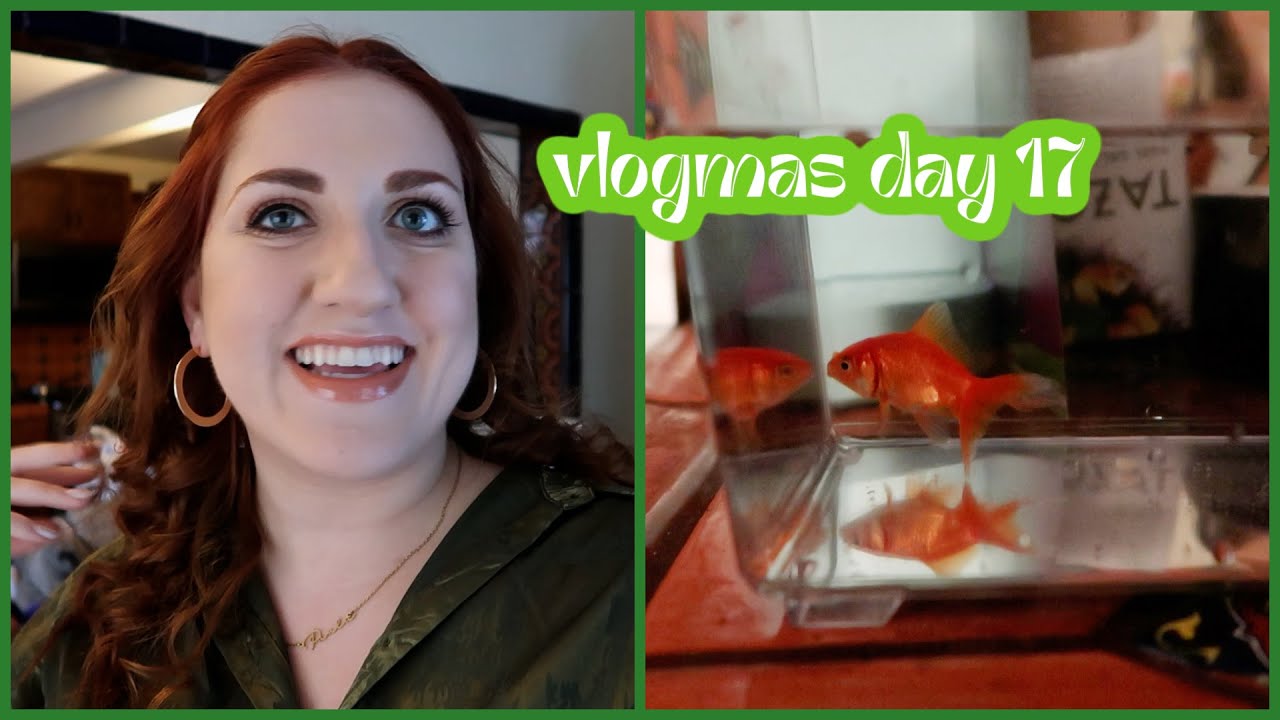 Red Hair Touchup and I GOT A FISH! {vlogmas day 17}