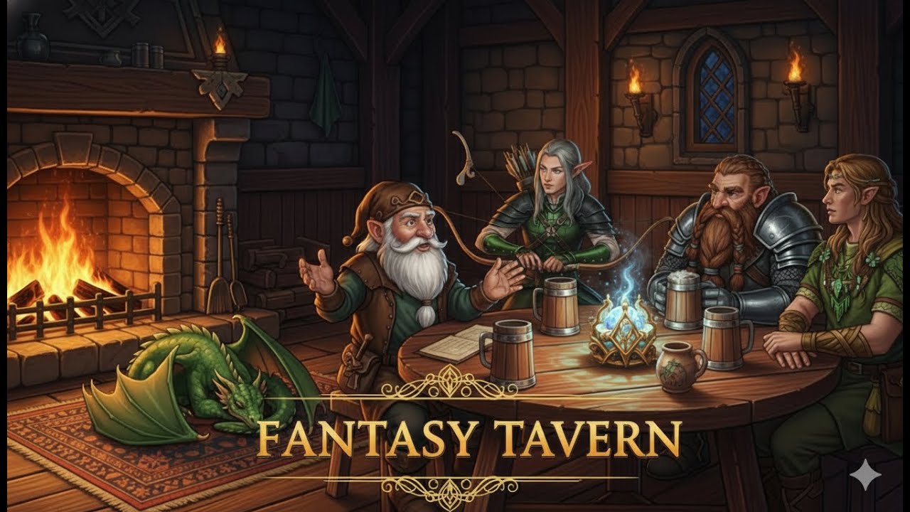 Tavern Feast & Celtic Flute | Cozy Adventure Ambience