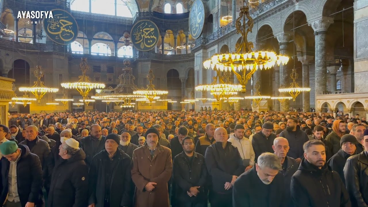 Ayasofya Cuma Namazı - İmam Bünyamin Topçuoğlu (21.03.2025) | 4K