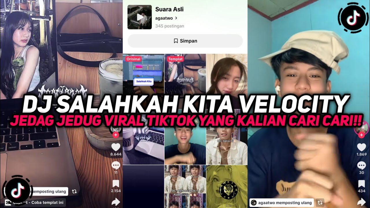 DJ SALAHKAH KITA REMIX VELOCITY VIRAL TIKTOK YANG KALIAN CARI CARI!!!
