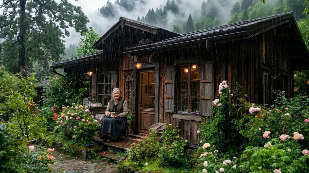 РЕЛАКСИРУЮЩИЙ ВЕСЕННИЙ ДОЖДЬ В ШВЕЙЦАРИИ 🌧️ САМЫЕ КРАСИВЫЕ ШВЕЙЦАРСКИЕ ДЕРЕВНИ