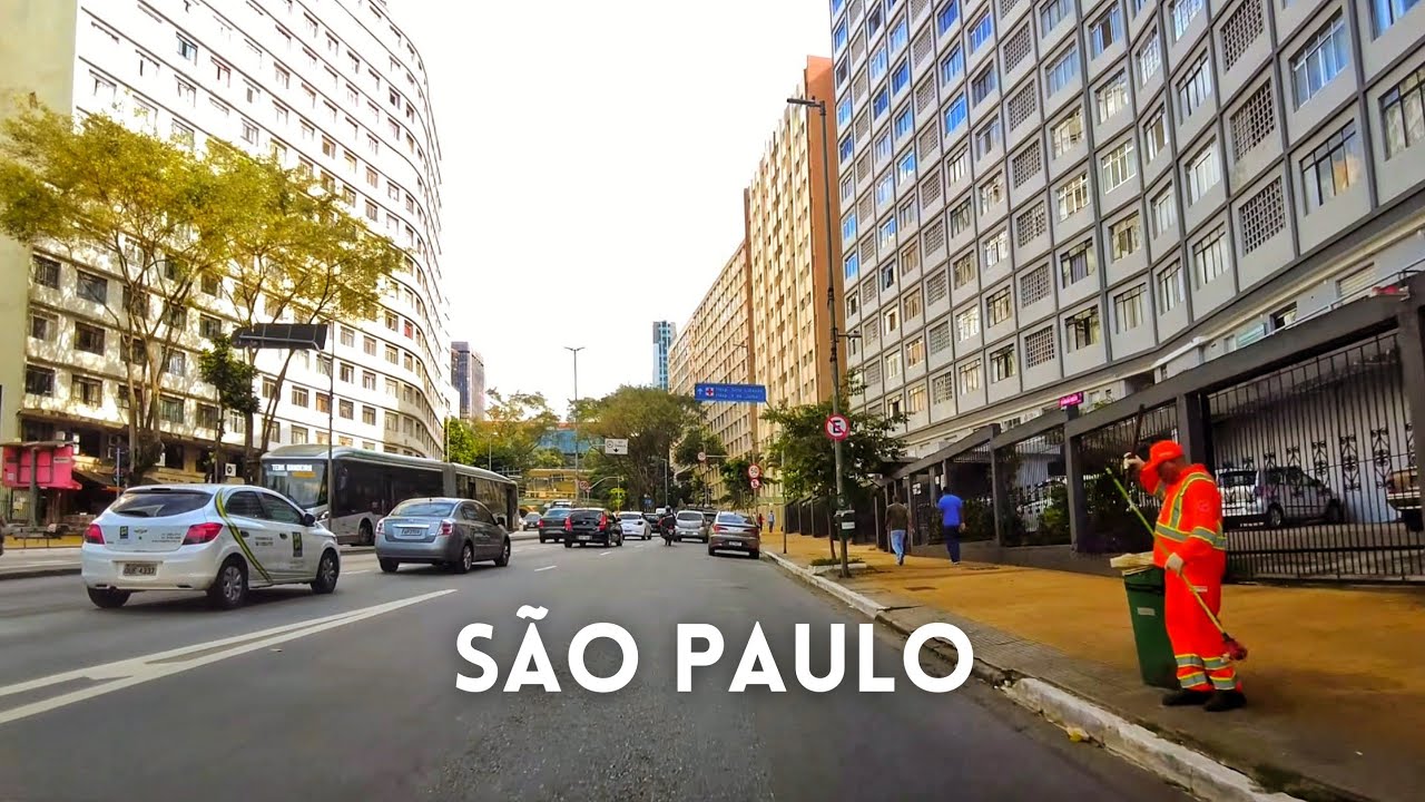 Dirigindo pela Avenida 9 de Julho • Bela Vista • São Paulo