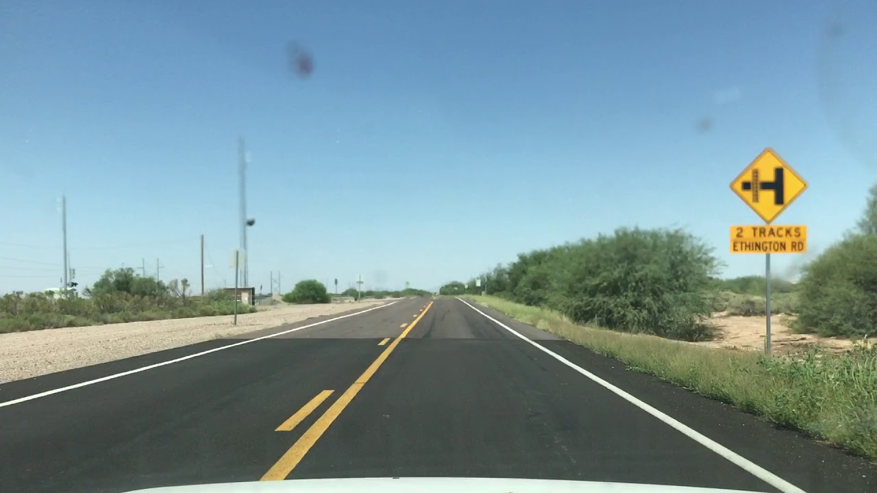 Driving from Casa Grande to Maricopa AZ