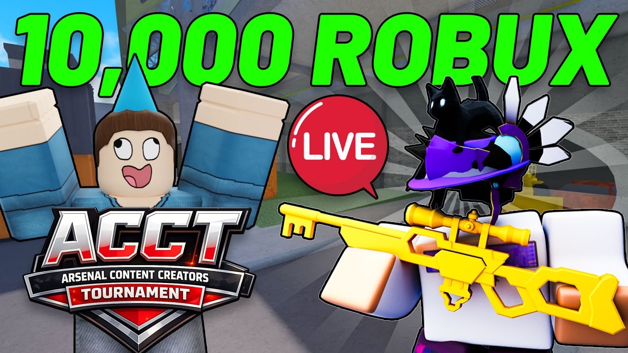🔴 ACCT Official Livestream | Arsenal Creator Creators Tournament (Roblox Arsenal)