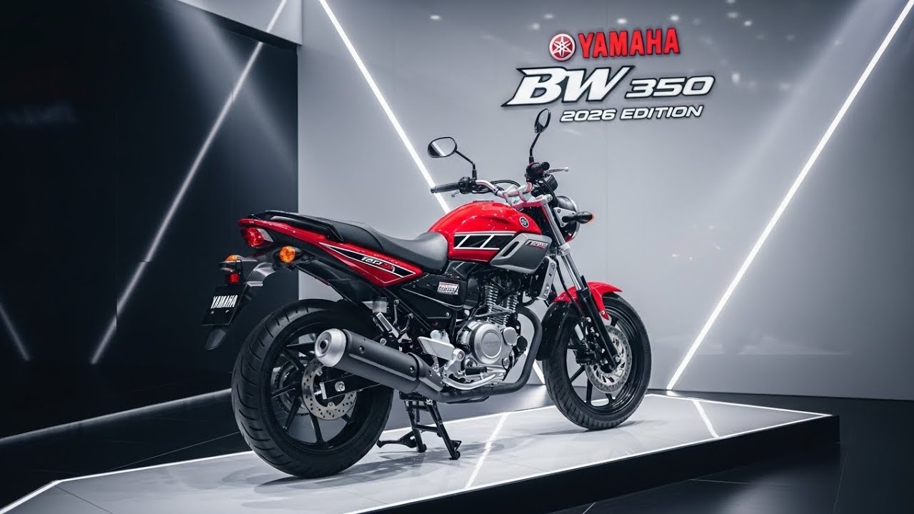 Обзор Yamaha BW 350 2026 Edition – мотоцикл, сочетающий в себе роскошь и производительность.