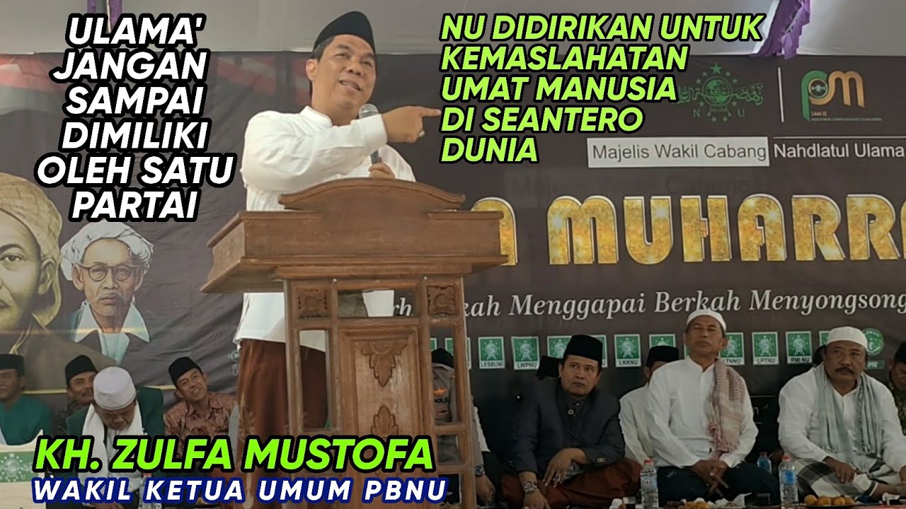ORASI KEBANGSAAN | KH ZULFA MUSTOFA | Ulama' Garamnya Negeri