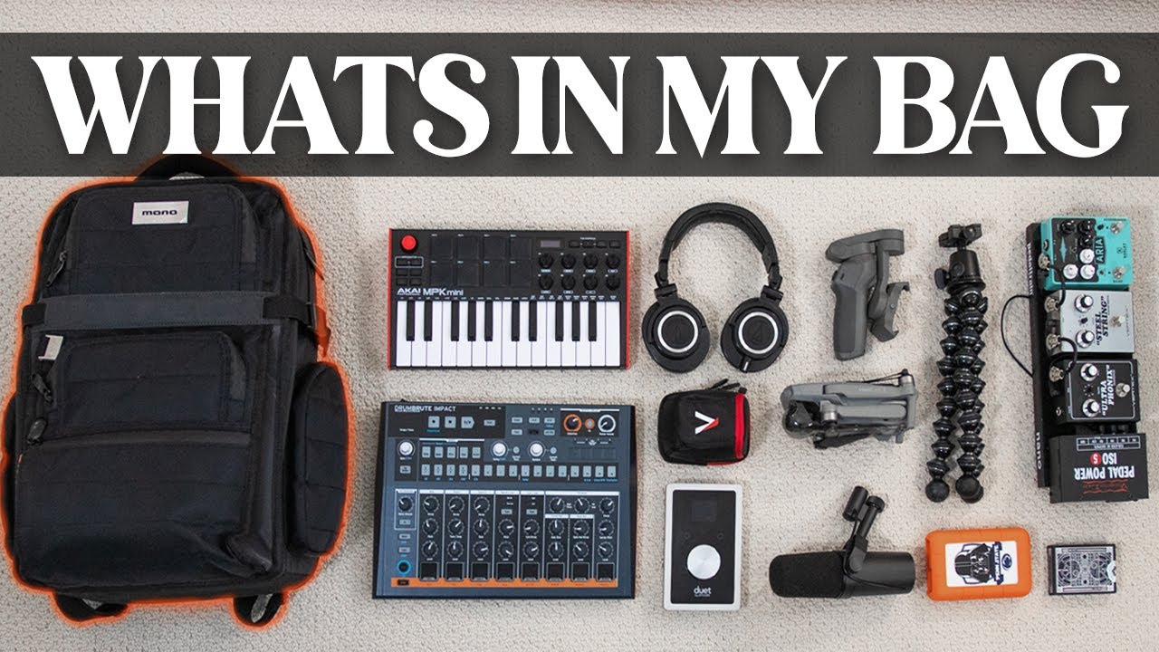 What's In My Bag [Music Producer & Content Creator]