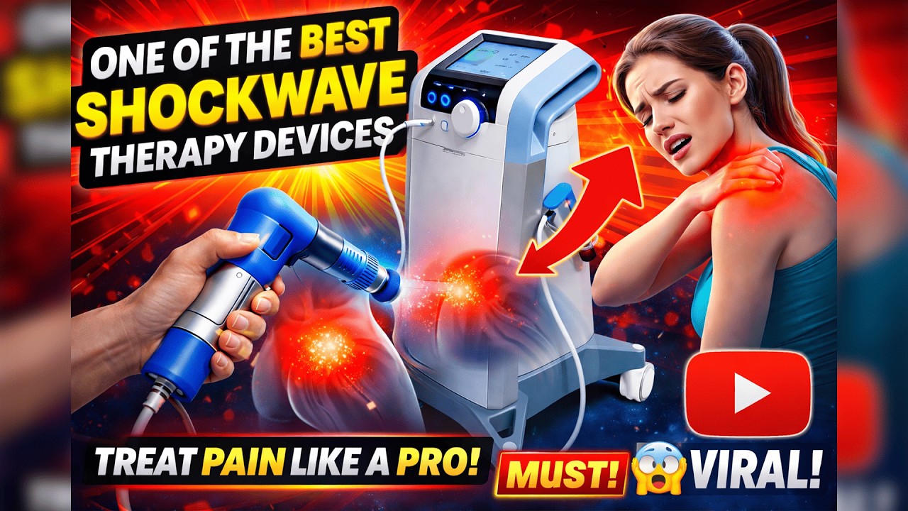 This Shockwave Therapy Device Can Eliminate Pain Fast! ⚡ Must Watch | PHYSIOMODALITIES