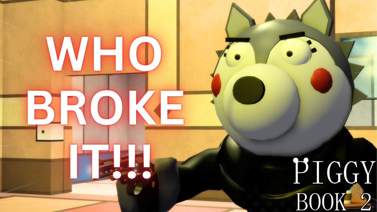 Кто это сломал? (Анимация Roblox Piggy)