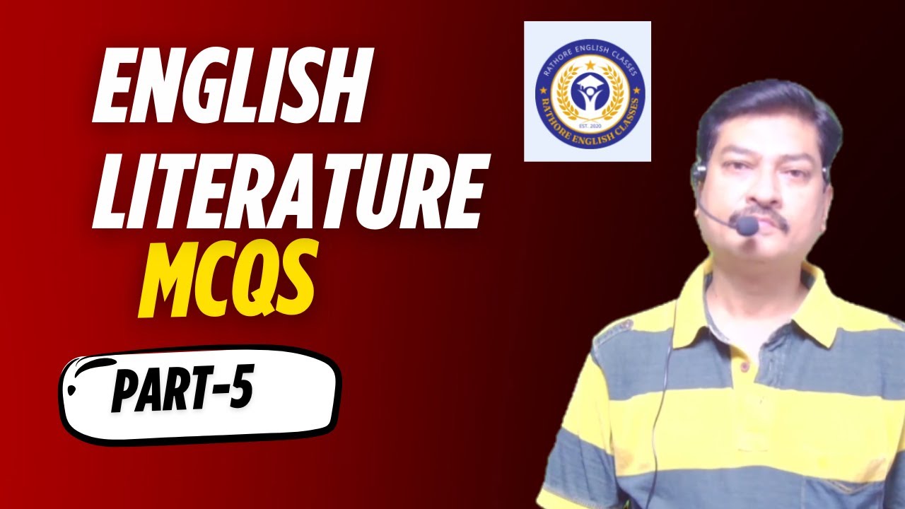 English Literature- mcqs-5: #varg_1 #mptetvarg1 #englishlanguageandliterature #englishliterature