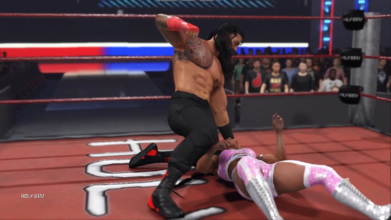 #WWE2K24 | Intergender one on one match | Roman Reigns vs Bianca Belair | Wild Wednesday