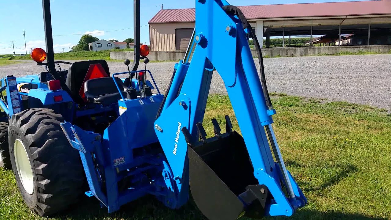 2002 New Holland TC30 Compact Tractor with Loader and Backhoe For Sale!