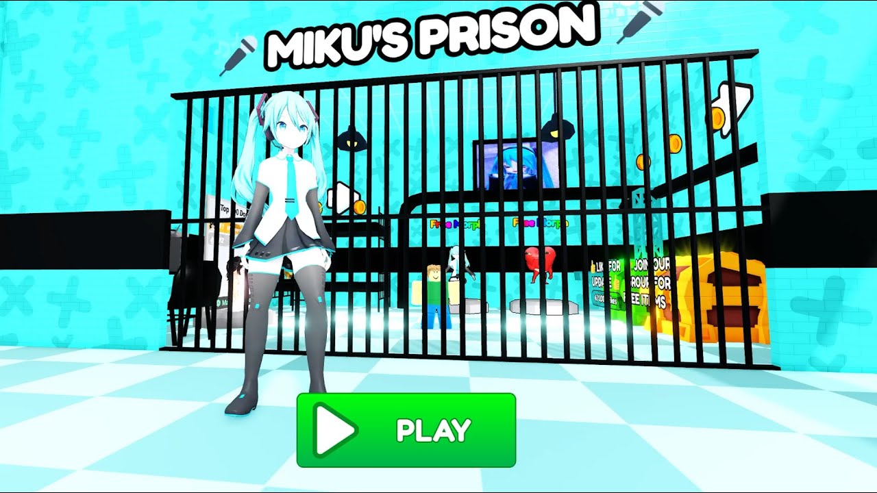 THE Miku  Prison Run! Obby Gameplay #roblox #obby #robloxgames #kpopdemonhunters