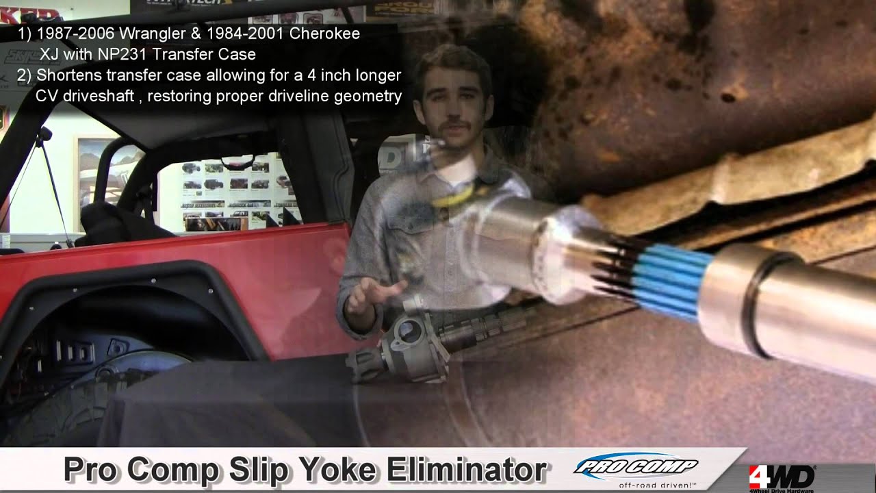 Pro Comp Slip Yoke Eliminator For Jeep NP231 Transfer Case