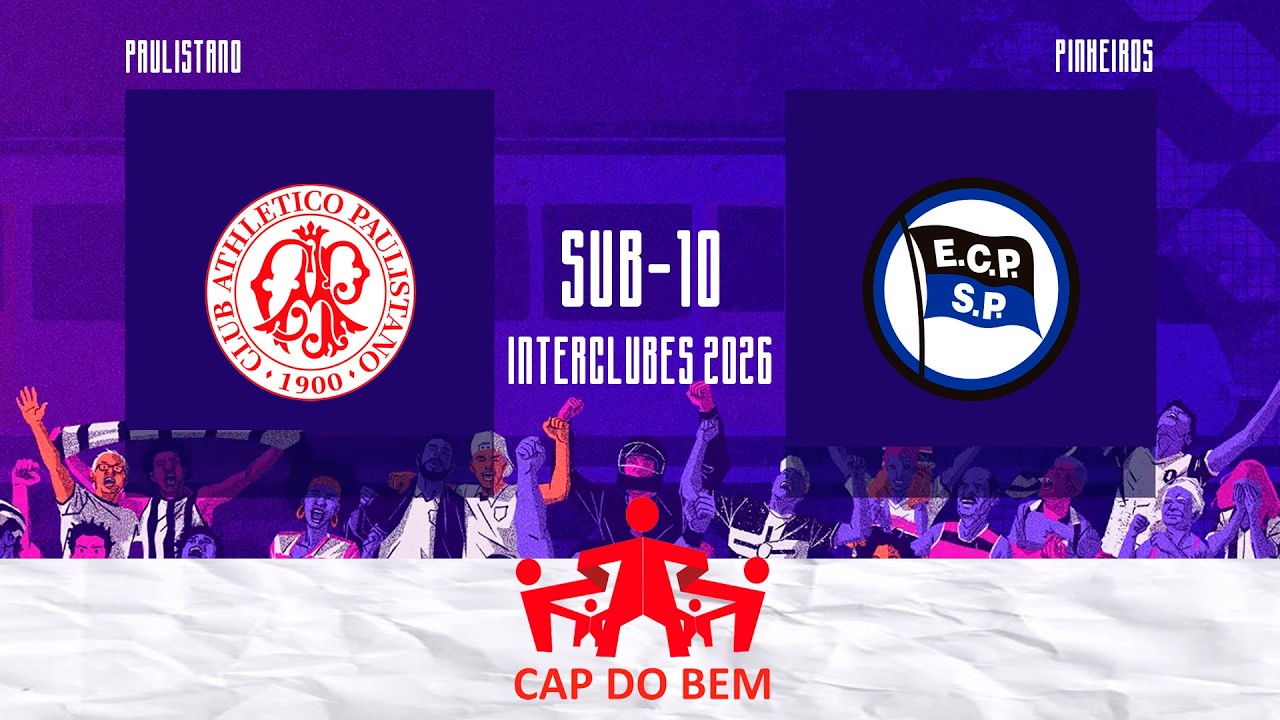 29/03/2026 - Campeonato Inteclubes 2026 - SUB-10 - Paulistano x Pinheiros