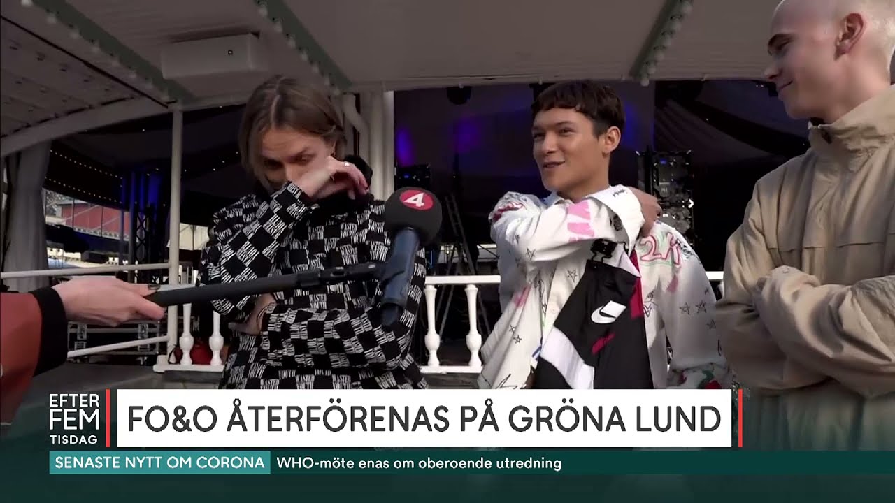 FO&O - Late Night Concert Interview @ Gr&ouml;na Lund 19/05/2020