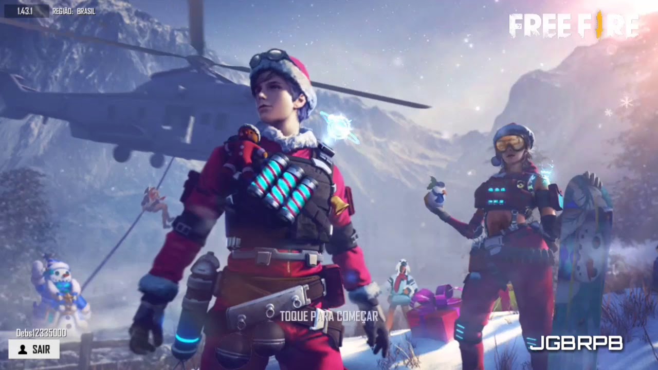 Nova M&uacute;sica de Atualiza&ccedil;&atilde;o de Natal 2019 no Free Fire