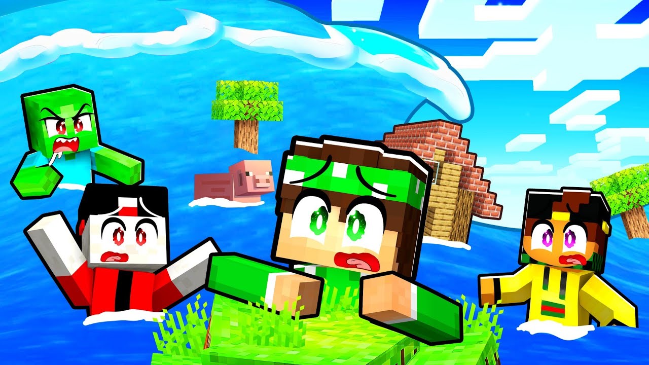 SOPRAVVIVO AD UNO TSUNAMI su MINECRAFT!