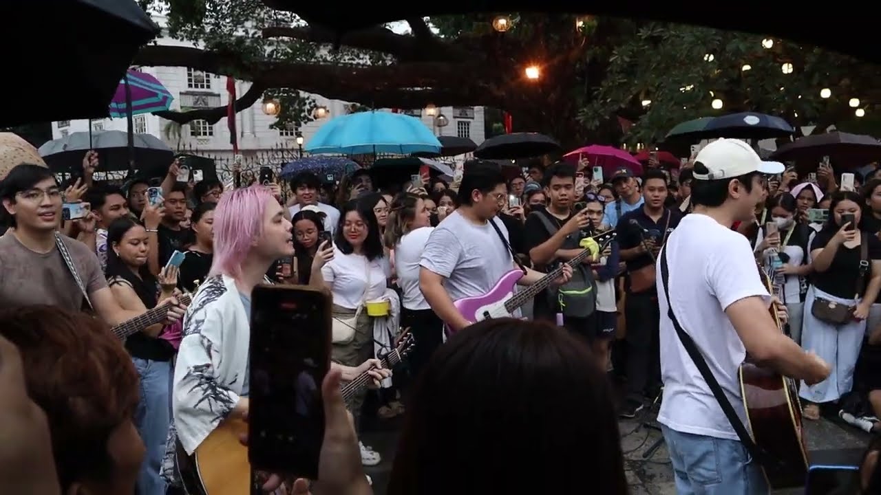 Over October performing their hit song 