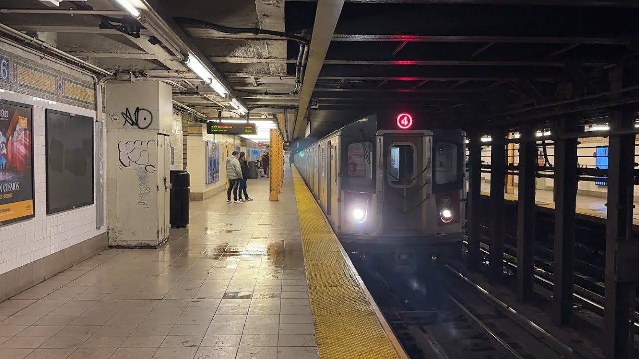 R62A/R142/R142A 4,5,6 Local Trains At 96th Street