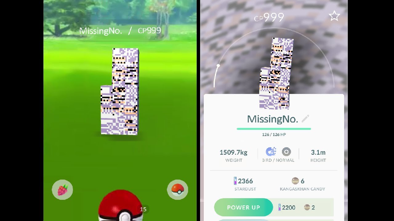 If MissingNo (#000) was in Pokémon GO!