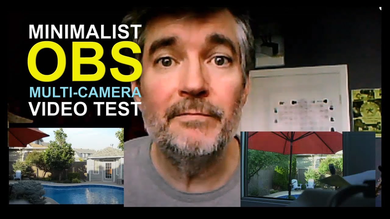 Minimalist (free) Multi-Camera Studio test with OBS