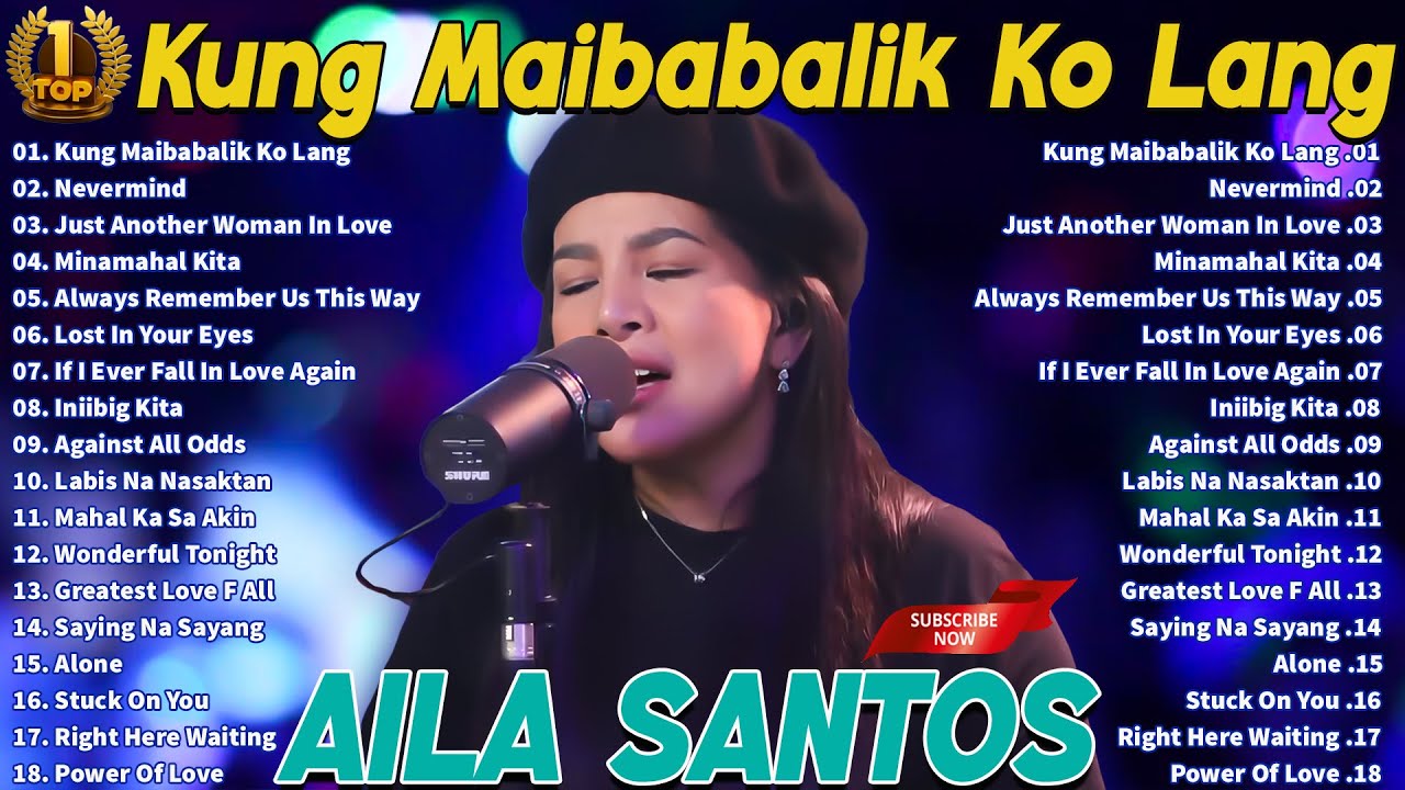 Nonstop Slow Rock Love Song Cover By AILA SANTOS | OPM Tagalog Love Song2024 | Minamahal Kita