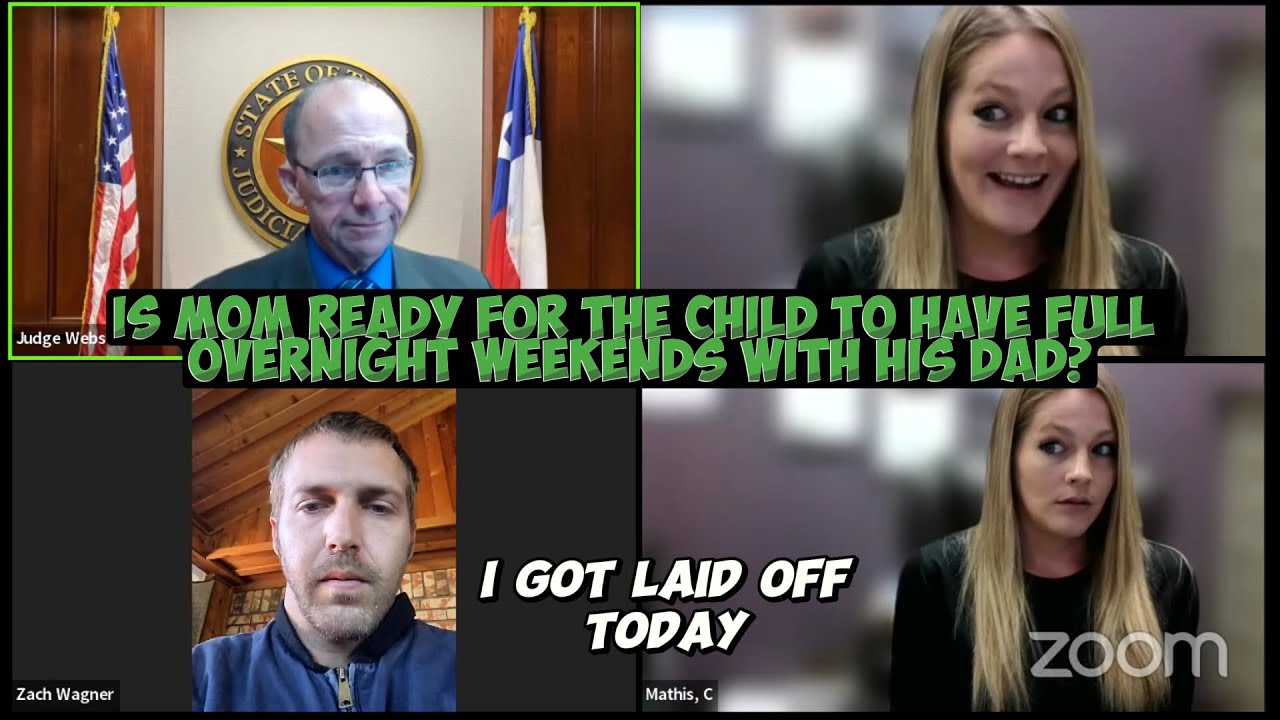 Is Mom Ready For The Child To Have Full Overnight Weekends With His Dad?