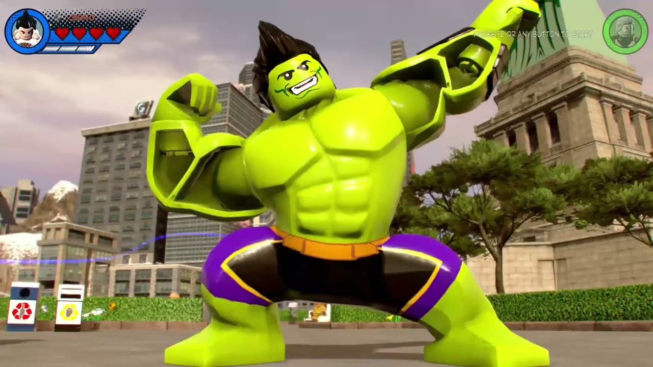 Красный Халк против Грута Lego Marvel super heros 2 #hulk #superhero