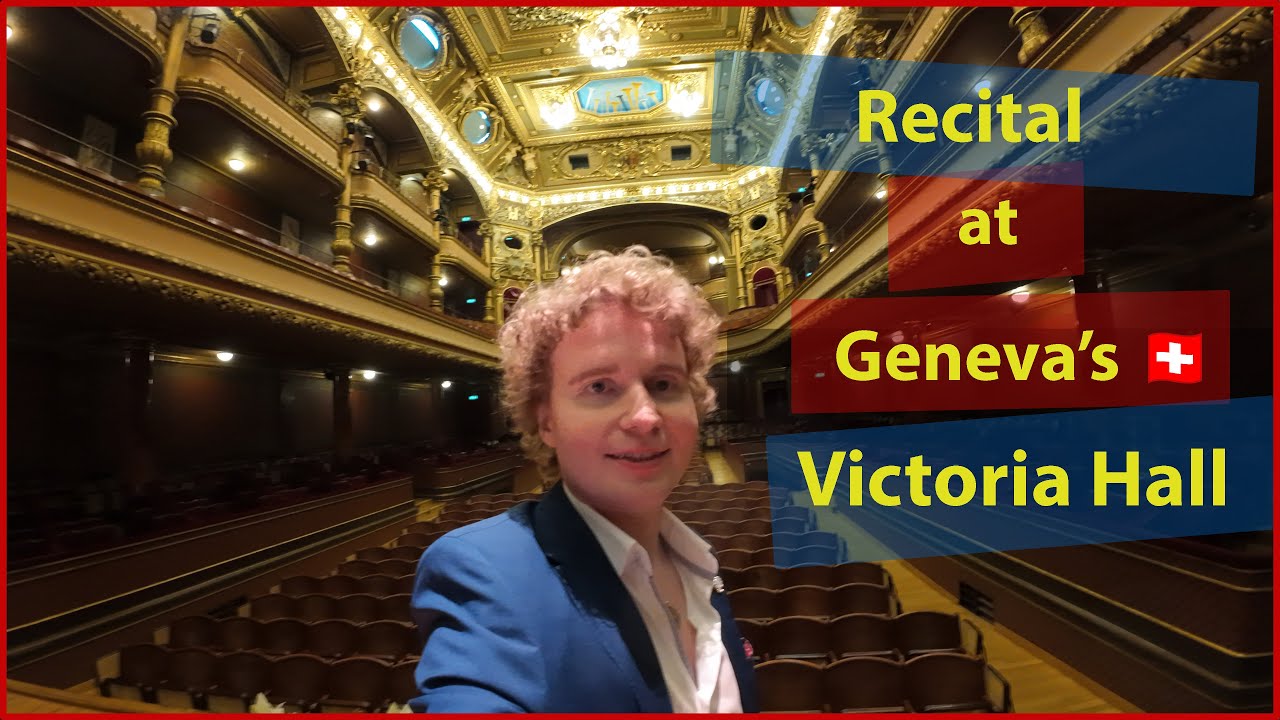 Recital at Geneva's Gorgeous Victoria Hall 🇨🇭 |Nikolay on the Road|