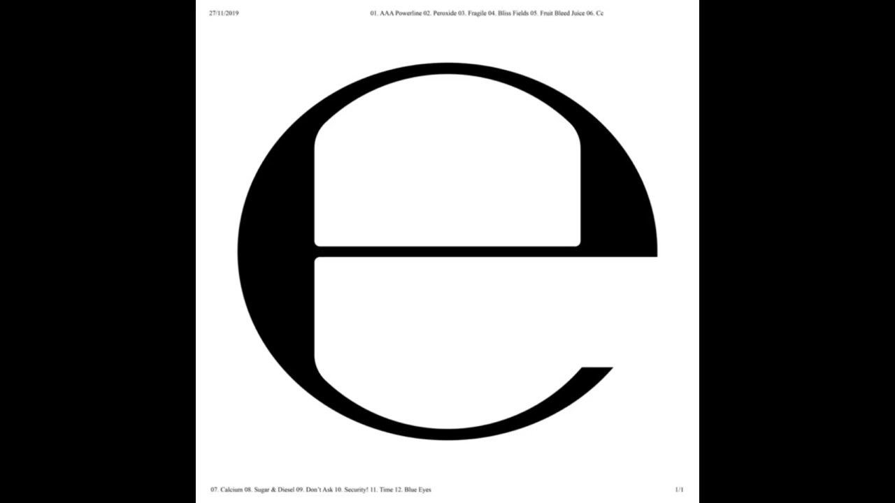 ecco2k - e (2019)