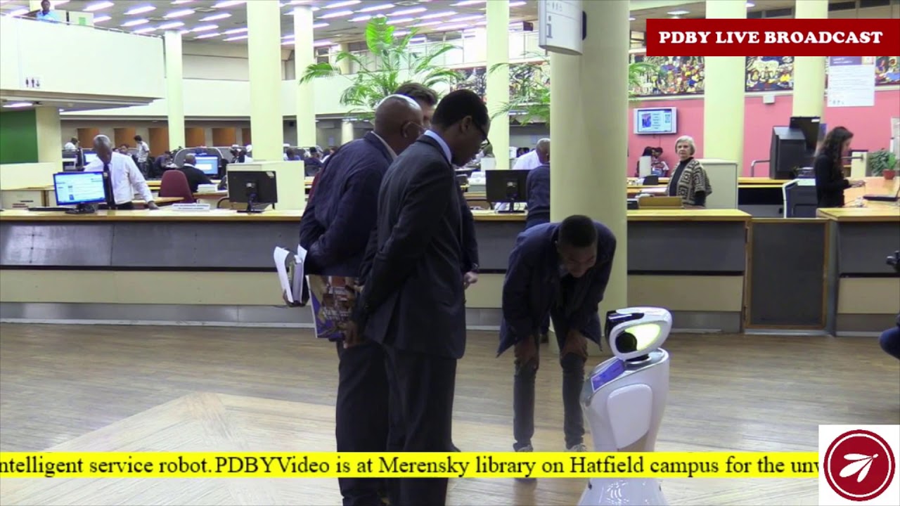 Unveiling of Libby, UP library's service robot