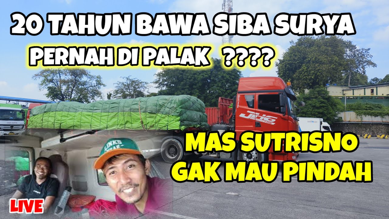 WAWANCARA LANGSUNG DRIVER TRUK SIBA SURYA FAW JH6 SAMPAI MASUK KAPAL DI PELABUHAN MERAK