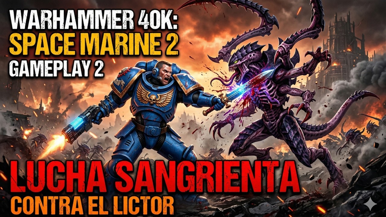 Space Marine 2 Warhammer 40k Parte #2 Lucha contra el Lictor