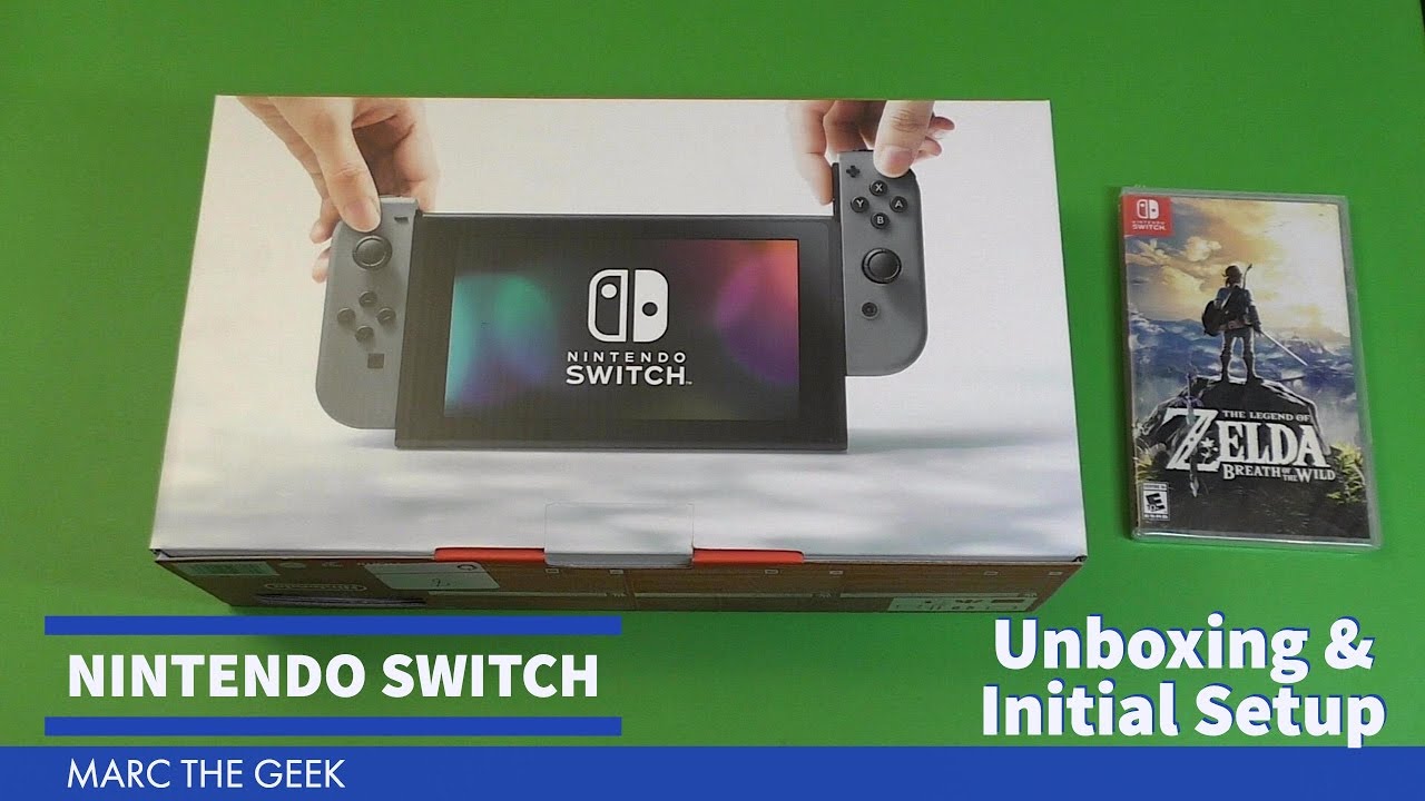 Nintendo Switch Unboxing & Initial Setup